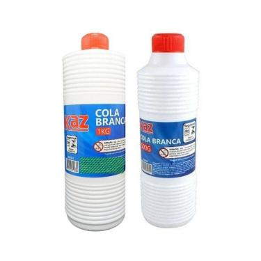 Imagem de Cola Branca Líquida 500G E 1Kg- Kaz Trabalho Escolares