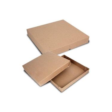 Imagem de Caixa Salgadinho Parda 35x35 Com 25 Unidades