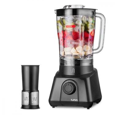 Imagem de Liquidificador Turbo Cinza 2,6L 8 Velocidades 1200W 220V Multi Home - LQ1212