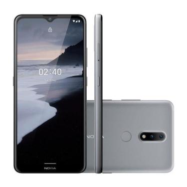 Imagem de Smartphone Nokia 2.4 Cinza, Tela 6.5''  Nk015, 3Gb Ram