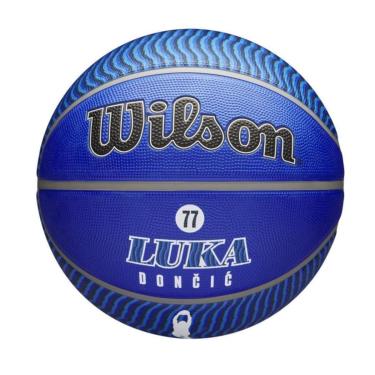 Imagem de Bola de Basquete Wilson Nba Player Icon Outdoor Luka 7-Unissex