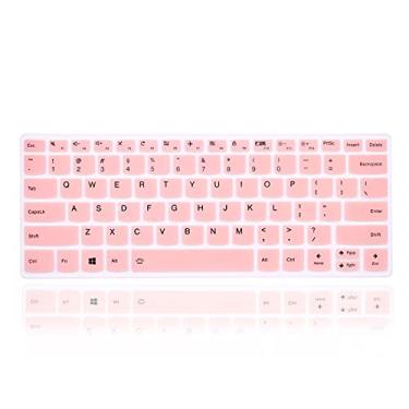 Imagem de MMDW Capa de teclado de silicone inglês para Lenovo Yoga C940 C740 35.6 cm |Yoga C930 930 920 35.3 cm |para Lenovo Flex 14 35.6 cm |Yoga 720 720S 730 33.8 cm |Yoga 730 39.6 cm |Yoga 7200S 730 33.8 cm