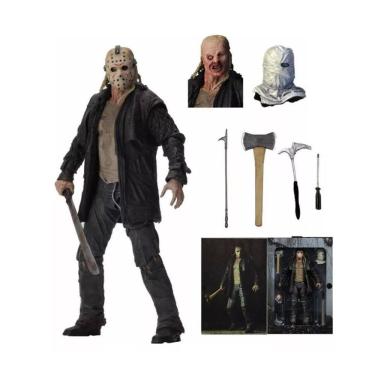 Imagem de Action Figure Jason Voorhees Jaqueta Sexta-Feira 13 Articulado 18Cm