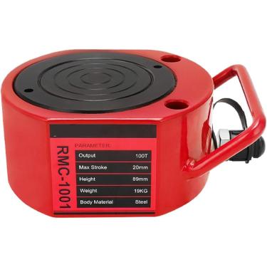 Imagem de Macaco de cilindro hidráulico 5/10/20/30/50/100 Ton, Mini cilindro de aríete hidráulico de ação simples, 7/11/13/14/18/20 mm Curso Macaco de elevação hidráulica industrial, 30T