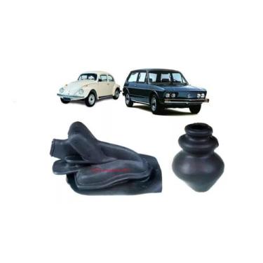 Imagem de Guarda Pó Coifa Alavanca Freio Mão E Cambio Fusca Brasilia - temparts
