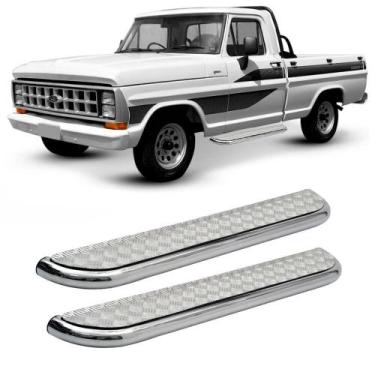 Imagem de Estribo f1000 1982 1983 1984 a 1992 cab dupla cromado - SOLAR
