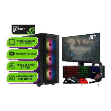 Imagem de PC Gamer Alligator Shop Intel Core i5 3470, GeForce GT 730 4GB, Memori
