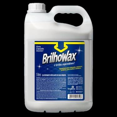 Imagem de Cera Brilhowax Incolor Ingleza 5 Litros