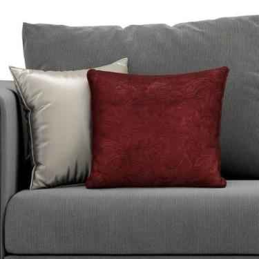 Imagem de Kit com 2 Capas Luxuosas para Almofadas Várias Cores 44x44 - ARADECOR,