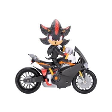 Imagem de Sonic 3 o filme - figura Shadow de 15 cm articulada, inclui mota de sombra - de Jakks Pacific