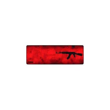 Imagem de Mousepad Gamer Rise Mode Speed, AK47, Estendido (900x300mm), Vermelho - RG-MP-06-AKR