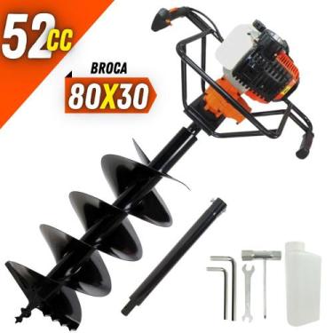 Imagem de Perfurador de Solo Vulcan VPS520 Gasolina Broca 80x30cm + Extensor de 