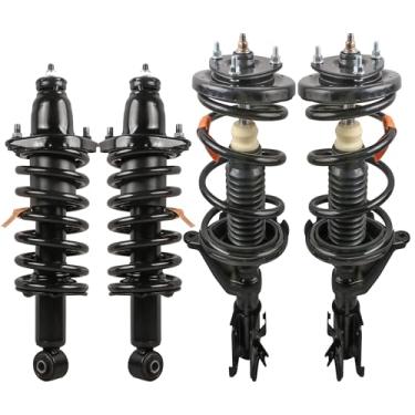 Imagem de EVERESTWAY Amortecedores dianteiros e traseiros Conjunto completo compatível com Honda Civic 2001-2002 [Coupe ou Sedan] / 2003-2005 [híbrido] 171434 171433 171340L 171340R