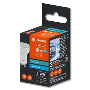 Imagem de Kit 12 lampadas led dicroica par16 4w 6500k 370lm gu10 osram