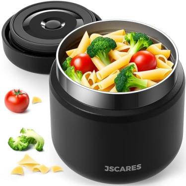 Imagem de JSCARES Frasco Infantil Isolado de 340g para Alimentos Quentes, Sopa, Comida Quente - À Prova de Vazamento, Portátil, Lava-Louças