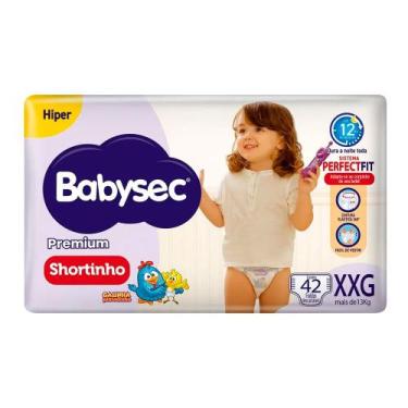 Imagem de Fralda Shortinho Babysec Premium Tamanho XXG com 42 Fraldas Descartáve