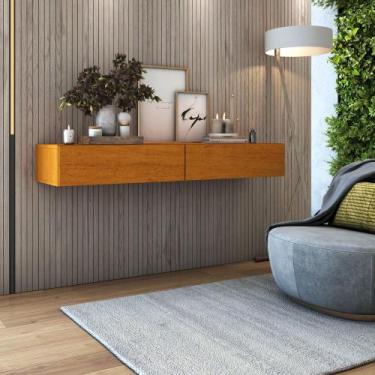 Imagem de aparador suspenso grande para sala de estar escritorio e hall de entra