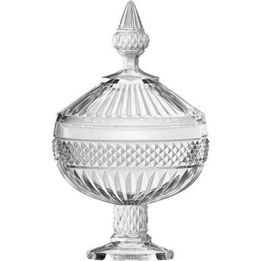 Imagem de Bomboniere 20cm Por 12cm Palace Com Pé Em Cristal Ecológico L'Hermitag