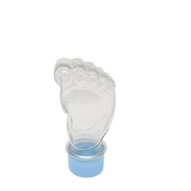 Imagem de 50 Tubetes Baleiro Mini Pezinho Revelação Chá De Bebê - Deluma Plástic