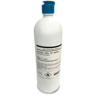 Imagem de Alcool Gel 70 Inpm Garrafa 1 Litro 850g - RAJ