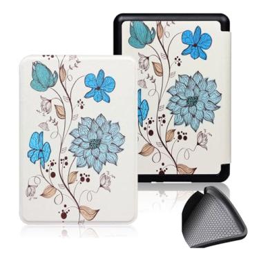 Imagem de GUKSRASO Capa para 7" Kindle Paperwhite 12th Gen 2024 e Kindle Colorsoft Signature Edition, PU e TPU Soft Traseiro Tampa Protetora para com Despertar/sono Automático