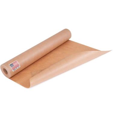 Imagem de Paclord Rolo de papel de mascaramento de 45,7 cm x 60 jardas (55,9 m) - Feito nos EUA Papel de mascaramento kraft de uso geral para pintura - Papel de pintor para proteção contra respingos e