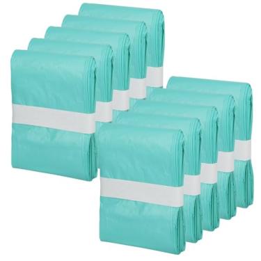 Imagem de Lisyee 10 sacos de refil de lixo para gatos compatíveis com balde de areia Campeão de areia, verde, levemente perfumado