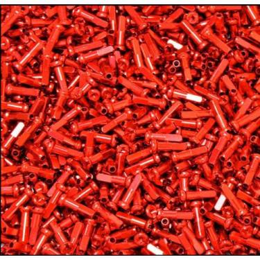 Imagem de Nipple Mob Bikes 16mm 36 Peças Vermelho em Alumínio 7075