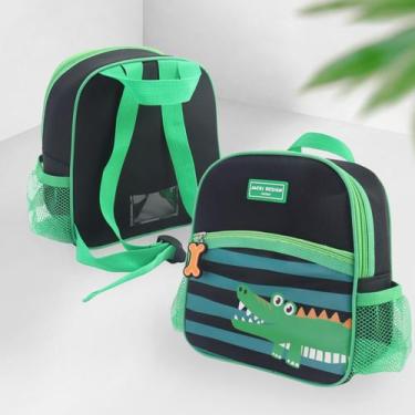 Imagem de Mochila Térmica Lancheira de Costas Bolsa Necessaire Infantil Criança 