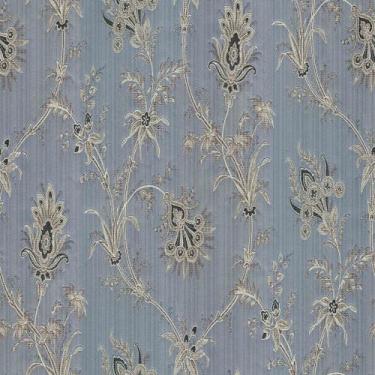 Imagem de Papel de Parede Bolero Floral Azul para Quarto, Sala ou escritório Vin