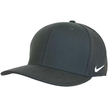Imagem de Boné flexível Nike Dri-FIT Swoosh, Anthracite/White, Small-Medium