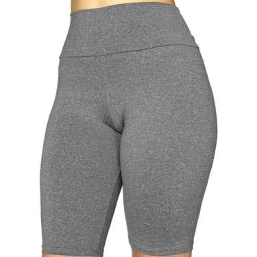 Imagem de Bermuda Feminina Suplex Plus Size de Academia Cintura Alta ATÉ G3 - Le