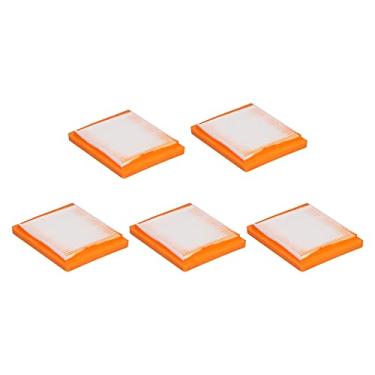 Imagem de Substituição de cartucho de filtro de ar plano 5pcs para o componente de controle industrial de alta eficiência do motor XT650 para cortadores de grama, geradores e pequenos