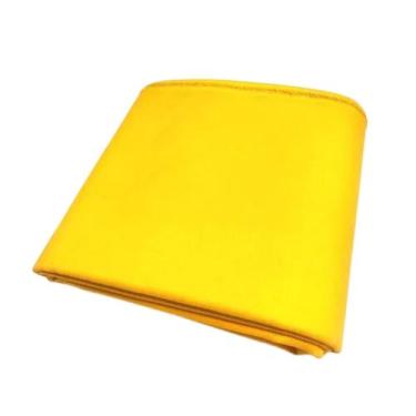 Imagem de 2,30x1,85m Corte Tecido Pano Tapete Amarelo Para Mesa Sinuca Bilhar - 