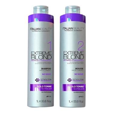 Imagem de Escova Progressiva Para Loiras Sem Formol Italian Beauty Bsk