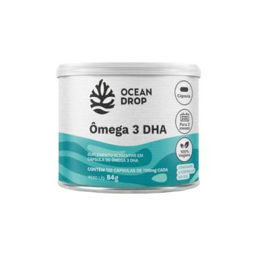 Imagem de Ômega 3 DHA 700mg Ocean Drop Vegano 120 Cápsulas