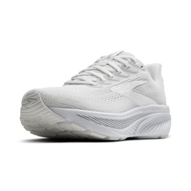Imagem de Brooks Tênis de corrida feminino Ghost 17 Neutral, Branco/Cinza, 13 Wide