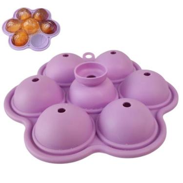 Imagem de Forma de Gelo Bandeja de Silicone Drink Bebida Coquetel Cha Gelado Fes
