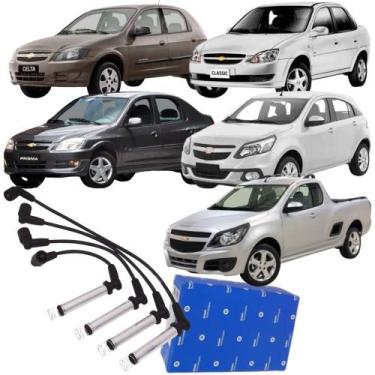 Imagem de Jogo de Cabo de Velas Gm Agile Celta Corsa Classic Cobalt Montana Meri