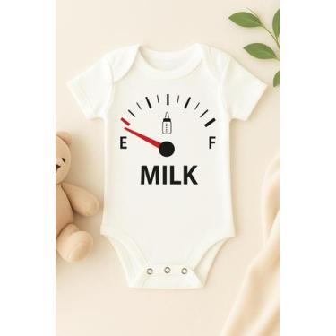 Imagem de Body Personalizado Bebê Milk - Baby da Moda, M (4 a 6 Meses)