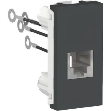 Imagem de Modulo Tomada Rj11 4 Fios Grafite Orion S70549194 Schneider
