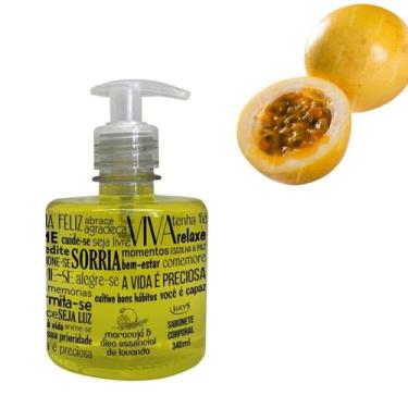 Imagem de Sabonete Corporal Limpa E Hidrata Maracujá Óleo De Lavanda - Lucys