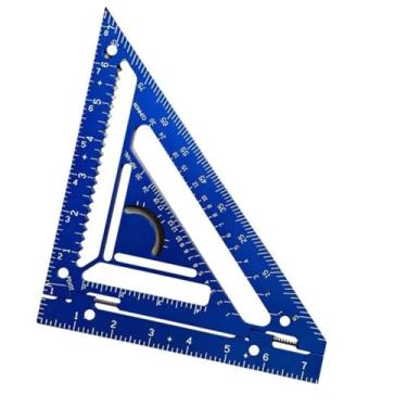 Imagem de Ferramenta Quadrada Rafter, Régua Triangular Profissional e Precisa para Medição de Layout, Com Inovação e Alta Precisão, Projetada Especificamente para Carpinteiros e