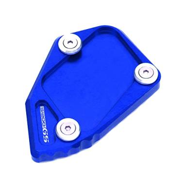 Imagem de Acc-Creativity Suporte de pé de motocicleta com ampliador lateral para placa de extensão compatível com BMW R1200GS ADVENTURE 2008-2012 (azul)