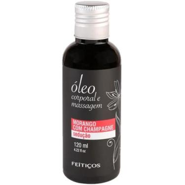 Imagem de Óleo para massagem feitiços de morango com champagne 120ml  Mais vendi
