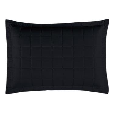 Imagem de Porta Travesseiro Soft Preto Valle Enxovais 1 peça, Preto