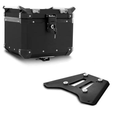 Imagem de Baú Moto Alumínio Top Case 35 Litros + Base de Fixação BMW GS 1200 Pre