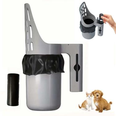 Imagem de Coletor de Fezes Coco Pet Cao Gato Cachorro Saquinho Pa Higienica Animal de Estimaçao Peneirar Caixa de Areia