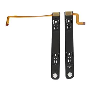 Imagem de OTOTEC 2 peças deslizantes de trilho de console com cabo flexível esquerdo e direito, compatível com switch OLED