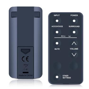 Imagem de WDZP Novo controle remoto de substituição compatível com alto-falantes e barras de som Zvox Multi Level AccuVoice TV